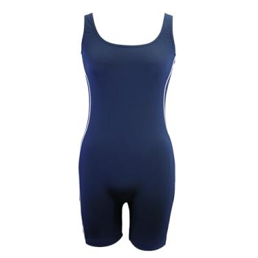 Imagem de Maiô feminino de poliéster Adoretex, Azul marino, 10