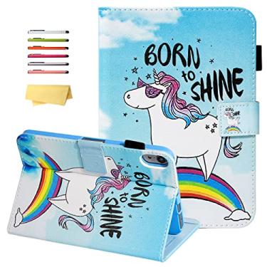 Imagem de Capa para iPad Mini 7 (A17 Pro) 2024 e iPad Mini 6 2021 8,3 polegadas com suporte/porta-lápis [despertar/hibernar automaticamente], capa inteligente de couro PU UUcovers para iPad Mini 7ª/6ª geração,