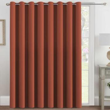 Imagem de Cortinas de pátio Blackout H.VERSAILTEX 254x213cm Laranja