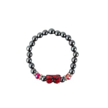 Imagem de Pulseira Pomba Gira Firma Hematita Umbanda Candomblé