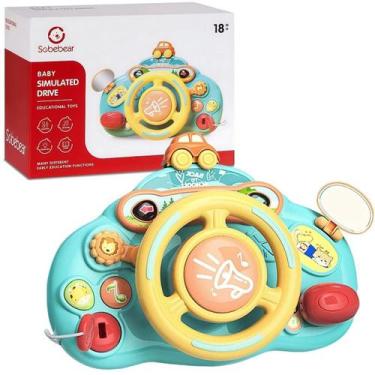 Imagem de Volante Interativo Som/Luz Divertido Intuitivo Bebe Castela - Castela 