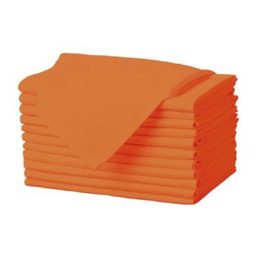 Imagem de Guardanapos de pano Gee Di Moda Orange 43x43cm - Conjunto de 12