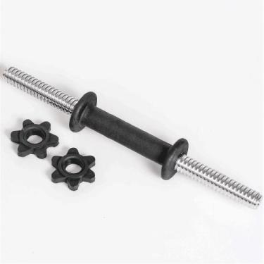 Imagem de Barra Musculação 40cm Emborrachada Profissional Maciça  - Equipa Acade