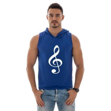 Imagem de Camiseta Regata Com Capuz Esportiva Treino Liso Estampa Personalizada 