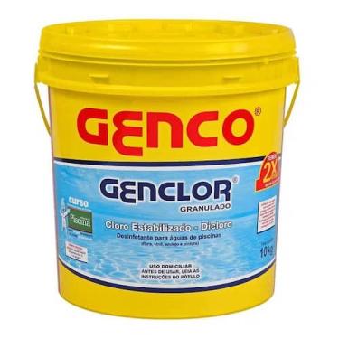 Imagem de Cloro Granulado Estabilizado Genco Genclor 10kg