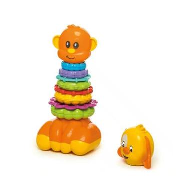Imagem de Zoo Argolas Tateti Brinquedo Educativo para Empilhar