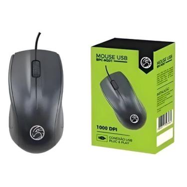 Imagem de Mouse Usb Brasil Pc Bpc-m201 Cor Preto