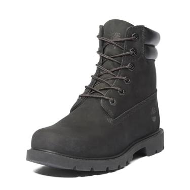 Imagem de Timberland Bota feminina à prova d'água de 15 cm com cadarço, Preto-novo 2024, 9.5 Wide