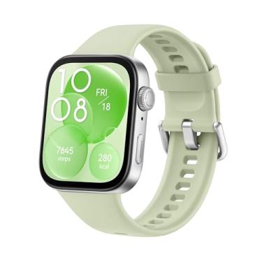 Imagem de SmartWatch, HUAWEI WATCH Fit 3, Tela AMOLED de 1,82", Design Ultra-fino,Monitoramento Completo de Exercícios,Gerenciamento Abrangente da Saúde, Compatível com iOS e Android (Verde)