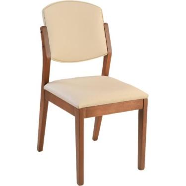 Imagem de Cadeira Isadora Madeira Maciça Sala de Jantar - Refinatto, Castanho