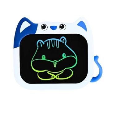 Imagem de Lousa Mágica Infantil LCD Cachorro Azul – Tablet Educativo para Desenho e Escrita com Caneta Interativa – Brinquedo Reutilizável e Portátil