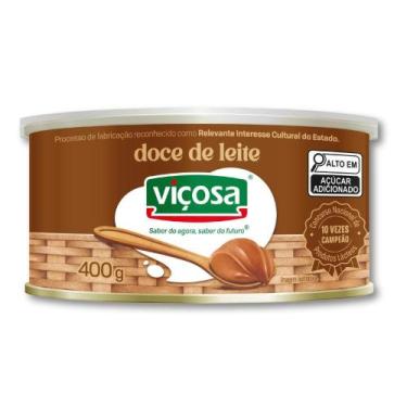 Imagem de Doce de Leite Puro Viçosa Pote 400g - 2092, Viçosa