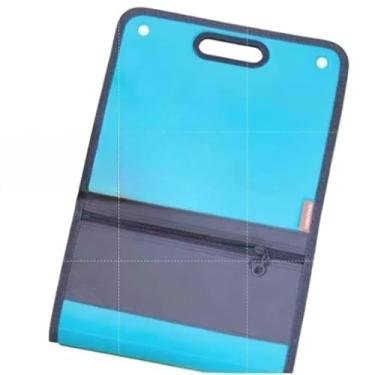 Imagem de Pasta Sanfonada Organizadora 12 Div A4 Escritório(1,12bolsa-azul)