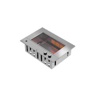 Imagem de Churrasqueira à gás de embutir - DXX301 Master - Dinoxx - Grelha Uruguaia em Inox - GN