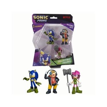 Imagem de Kit 3 Bonecos Col 6,5cm Sonic, Dr. Don't e Thorn Rose