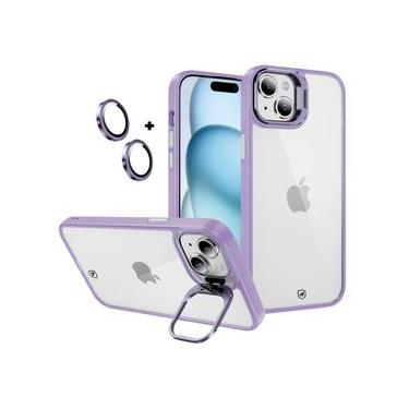 Imagem de Capa para iPhone 15 - Gravity Lilás - Gshield