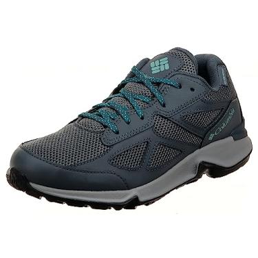 Imagem de Columbia Trailstorm Tênis feminino de caminhada impermeável médio, Grafite/Verde empoeirado, 10.5 Wide