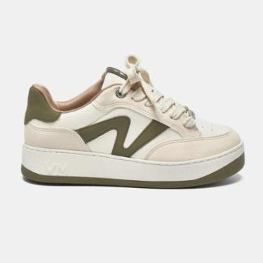 Imagem de Tênis Feminino Casual Moda 209-001 Milk Via Marte - Bege-Feminino