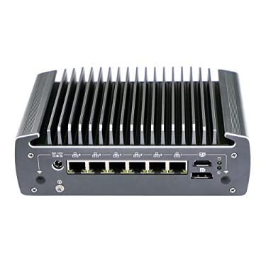 Imagem de Partaker Aparelho micro firewall, mini PC sem ventilador, OPNsense, VPN, roteador PC, Intel Core I5 10210U, C9, AES-NI, 6 x 2,5GbE I225-V B3, HDMI, DP, COM, slot SIM, TPM2.0, 16G RAM, SSD 128G