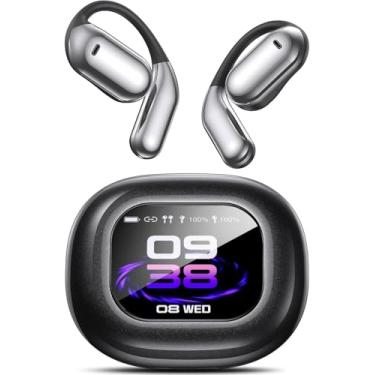 Imagem de Fones de ouvido de tradução de idiomas AI, tradutor de tela sensível ao toque LCD OWS em tempo real para 144 idiomas e acentos, inclui fones de ouvido com dispositivo de tradução de assinatura