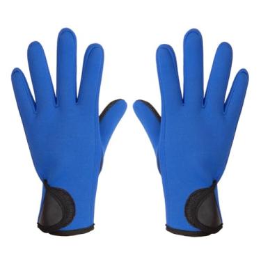 Imagem de Luvas de Mergulho 2mm Esponja Nylon Elástica - Confortável Proteção Solar Anti-Punhalada Quente para Pesca Ciclismo Surf Esqui