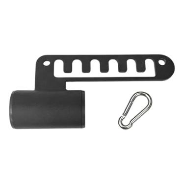 Imagem de menolana Acessório para agachamento com cinto, compatível com barras de 50 mm. Fivela versátil em formato de cabaça para treinamento de força, puxada na polia