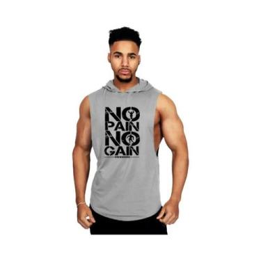 Imagem de Camiseta Regata Masculina De Algodão Com Capuz, Respirável, Para Verão