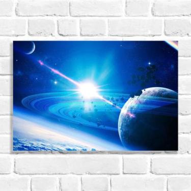 Imagem de Quadro Decorativo Planetas - Arte Aqui, 30x40cm