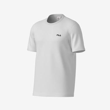 Imagem de Camiseta Masculina Fila Regular Classic, Branco/Branco/Preto, P