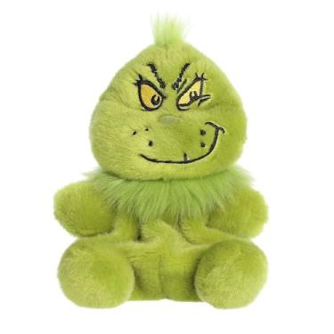Imagem de Aurora® Whimsical Dr. Seuss™ Palm Pals™ Grinch Smirk Stuffed Animal - Officially Licensed Plush for Imaginative Play for Kids and Adults - Green 5 Inches