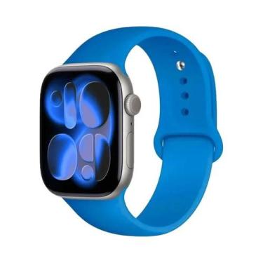 Imagem de Pulseira De Silicone Esportiva De 46mm, 42mm, 45mm, 44mm, 40mm Para Ap