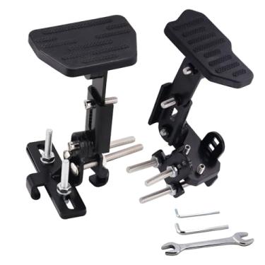 Imagem de MXSAG Extensor de pedal de freio e gás antiderrapante, comprimento ajustável e ângulo universal para a maioria dos carros, auxílio de direção seguro