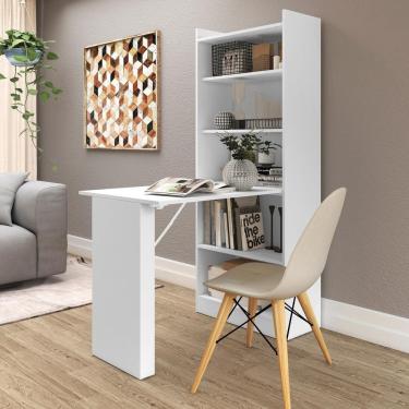 Imagem de Armário Multiuso e Mesa Retrátil com Organizador Multimóveis