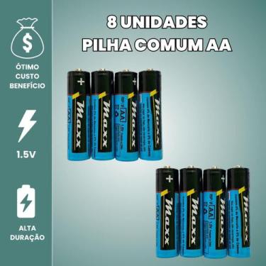 Imagem de Pilha Comum 60 Unidadas Pacote Caixa Pilhas Pequenas - Maxx, Maxmidia,