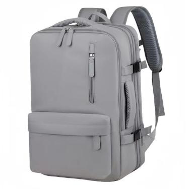 Imagem de Mochila Impermeável Expansível Notebook Viagem Executiva Escolar Reforçada Grande Capacidade USB-Unissex