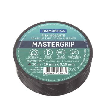 Imagem de Fita Isolante Preta 19mm Classe C 20mt Mastergrip Tramontina