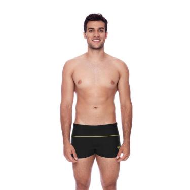 Imagem de Sunga Boxer Line - PRETO AMARELO OURO-Masculino