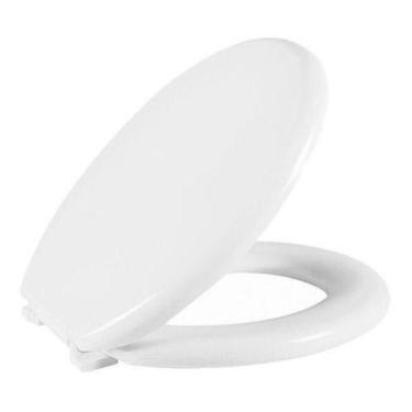 Imagem de Assento Tampa Vaso Oval Almofadado Branco Astra - Br1