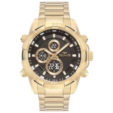 Imagem de Relógio Technos Masculino Digitech Dourado - Bj4060ab/1p Bj4060ab/1p