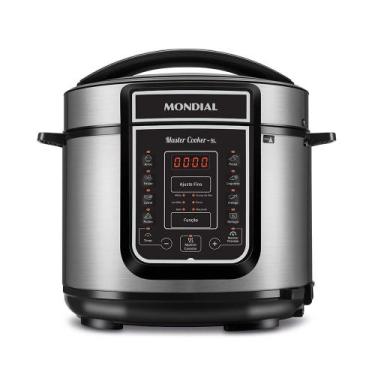 Imagem de Panela de Pressão Elétrica Digital 5L Mondial 220V 900W Preto/Inox - P