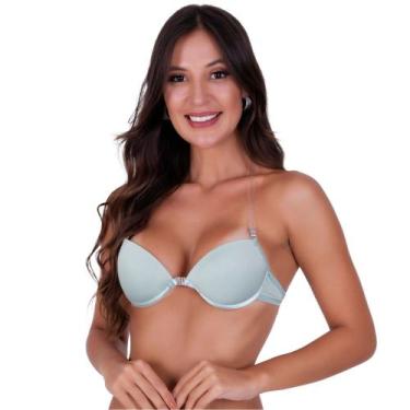 Imagem de Sutiã Silicone Alça Transparente Removível frente única - c4 SUTIÃ SIL