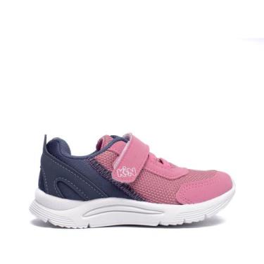 Imagem de Tênis Infantil Klin Casual Mesh Marinho/Rosa, Rosa, Marinho, 26