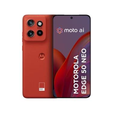 Imagem de Smartphone Motorola Edge 50 Neo 256GB Poinciana (Vermelho) 5G 8GB RAM 