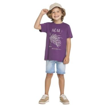 Imagem de Camiseta Frutas ReiRex, Roxo, 10