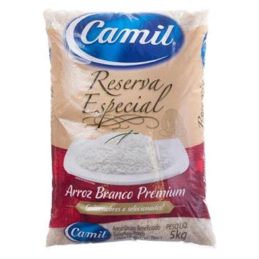 Imagem de Arroz Camil Branco Premium Tipo 1 5Kg