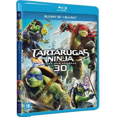 Imagem de Blu-ray - As Tartarugas Ninja - Fora das Sombras (3D + 2D)