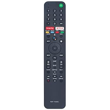 Imagem de RMF-TX500U Controle remoto de substituição de voz aplicável para Sony TV KD-75X75CH XBR-55A8H XBR-55X950G XBR-65A8H KD-65X750H XBR-49X950H XBR-75X900H XBR-75X850G XBR-65X90CH KD-65X75X770CH 5CH XBR-60 5X950G XBR-75X950G