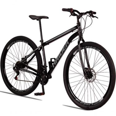 Imagem de Bicicleta 29 Raider Sport Aço 21 Marchas Freio A Disco Preto+cinza
