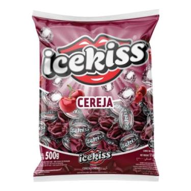 Imagem de Bala Dura Sabor Cereja Icekiss Pacote 500g