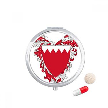 Imagem de Manama Bahrain Porta-comprimidos com emblema nacional de bolso e remédios